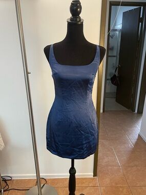 More To Come Navy Mini Dress